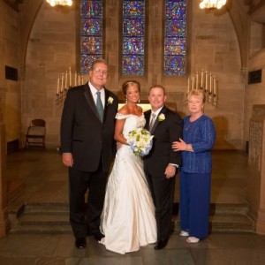 Ken Amy Tom Bonnie at wedding